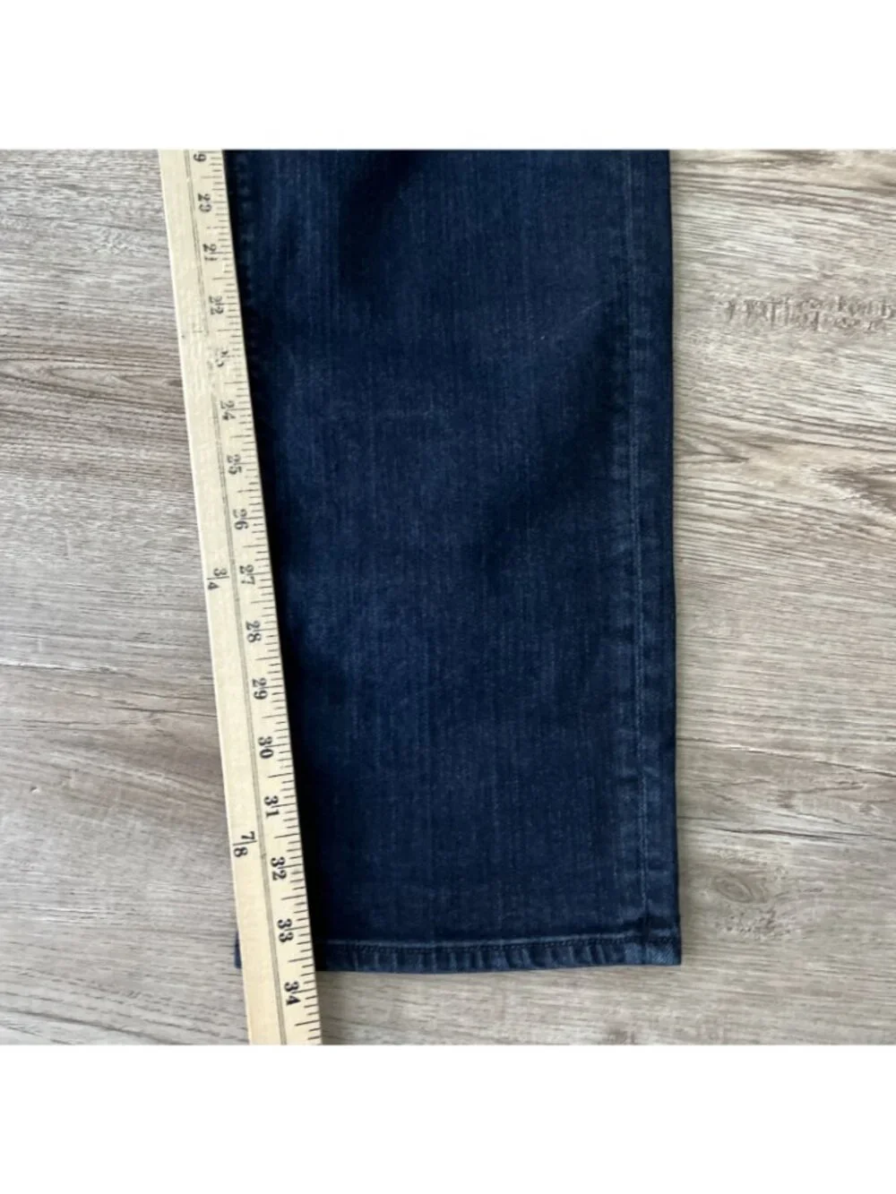 7 For All Mankind Rigby Jeans Mens 40x34 Dark Wash Button Fly Straight Premium